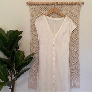 Old Navy Linen Button Dress